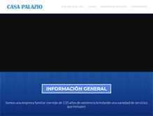 Tablet Screenshot of casapalazio.com.ni